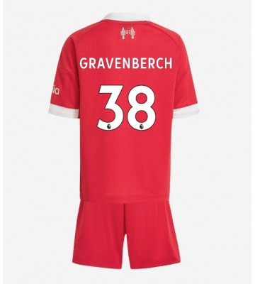 Liverpool Ryan Gravenberch #38 Hjemmebanetrøje Børn 2025-26 Kortærmet (+ Korte bukser)